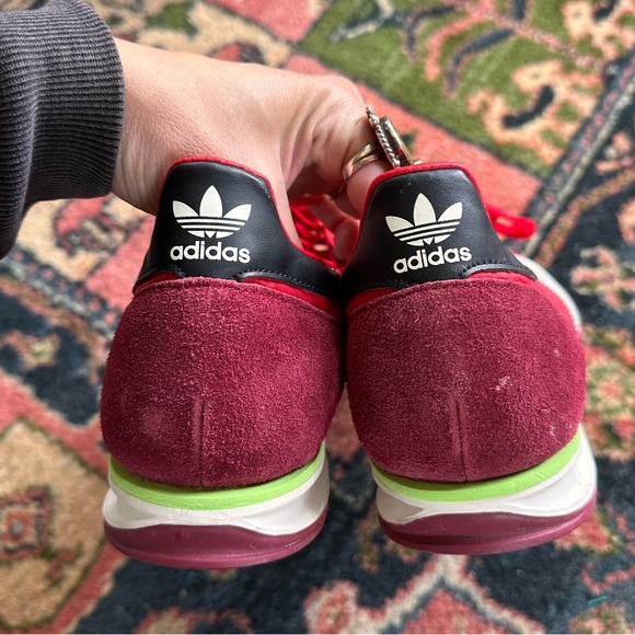 Adidas red tennis shoes sz 12 - Picture 6 of 10